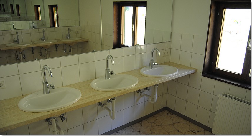 Gepflegter Sanitärbereich