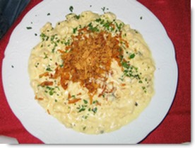 Hausgemachte Tiroler Küche auf der Dominikushütte